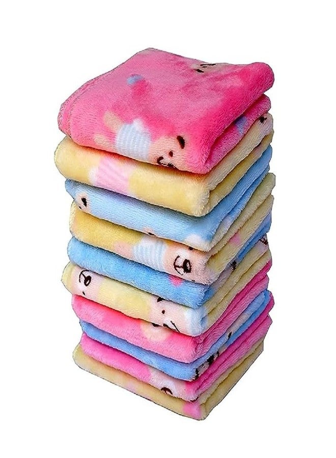 SUPER MARCHE Ultra-Soft Cotton Hankies Reusable Napkins for Newborns, Infants, and Toddlers (25x25 CM) (Pack of 6) - Image 1
