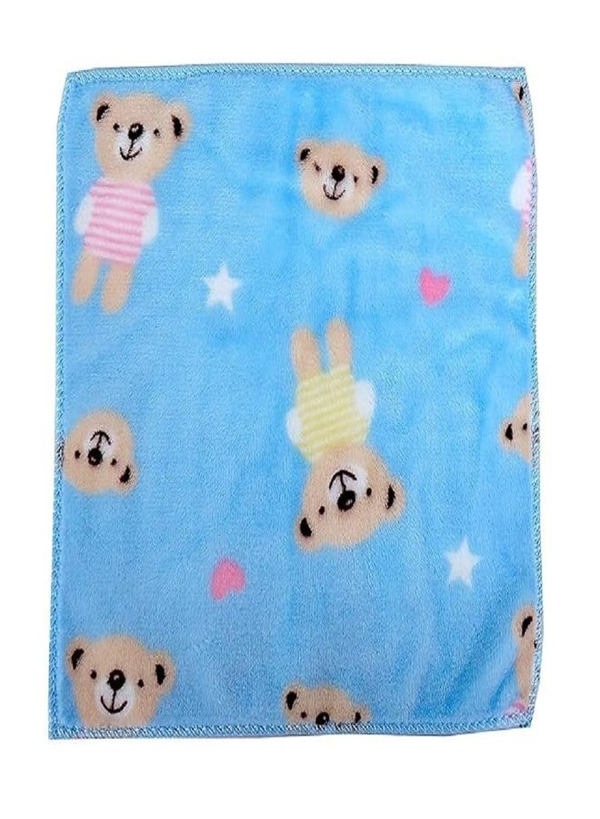 SUPER MARCHE Ultra-Soft Cotton Hankies Reusable Napkins for Newborns, Infants, and Toddlers (25x25 CM) (Pack of 6) - Image 5