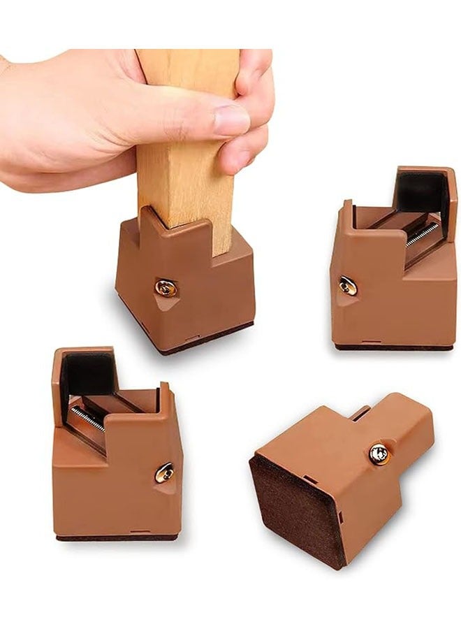 general وسادات قاعدة سرير قابلة للتعديل، رافعات أثاث مع مشابك براغي، رافعات طاولات وأرائك ثقيلة للأرائك والكراسي والمكاتب والخزائن - Image 1