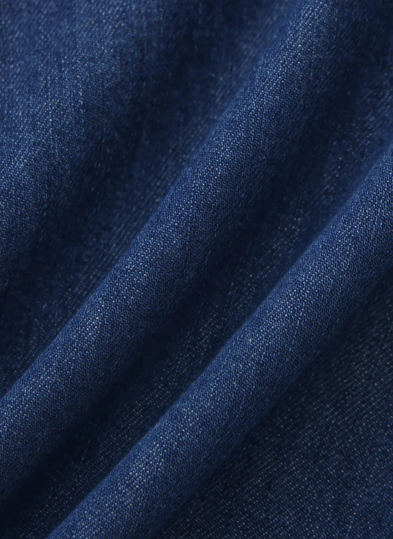 Balabala Kids Girls Denim short sleeve suit