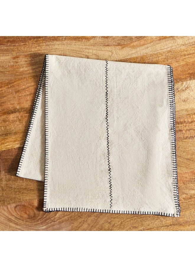 Home Box - مفرش طاولة ناتوريو مخيط 180 × 40 سم - Image 1
