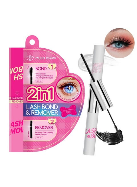 Lash Bond And Remover 2 In 1 Cluster Lash Glue And Lash Glue Remover 24 Hours Long Lasting Super Strong Hold Waterproof Nonirritating Lash Extensions Adhesive Fast Removal No Residue