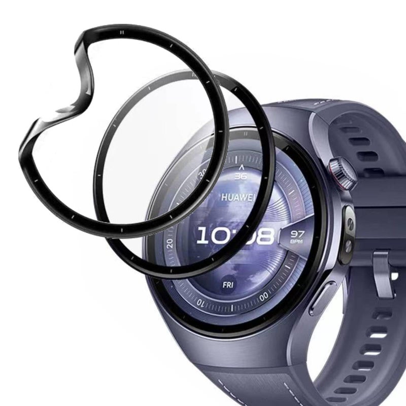 Vurtboly 3 Pack Huawei Watch 5 Pro/Watch 4 Pro 46mm 2025 3D Full Coverage Composite Waterproof Anti-Scratch Screen Protector - Image 1
