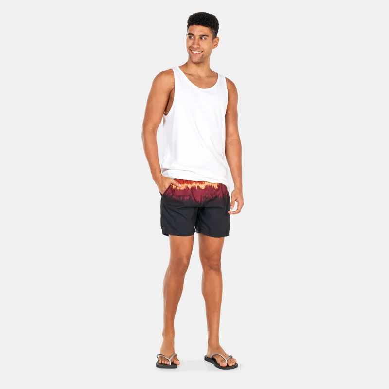 speedo Men's Placement Leisure 16-Inch Swimming Shorts