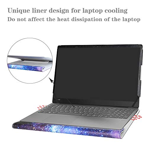 Alapmk Protective Case for Lenovo ideapad 330s 15 330s-15IKB/ideapad 530s 15 530S-15IKB/ideapad S540 15 S540-15IWL/ideapad S340 15 S340-15IWL 15.6" Laptop(Note:Not fit ideapad 330/520),Galaxy - Image 4