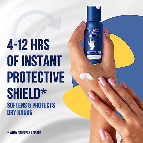 Gloves in a Bottle Shielding Lotion for Dry Itchy Skin 2 ounce, Pack of 3 - Image 3
