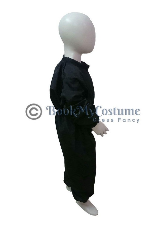 BookMyCostume BookMyCostume Black Jumpsuit Kids Fancy Dress Costume 3-4 years - Image 2