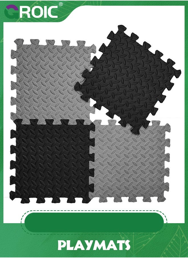 GROIC - Foam Puzzle Mat，Foam Floor Tiles 20 Pieces Interlocking Floor Mats Interlocking Foam Tiles Multi-Purpose Foam Play Mat,Foam Mats for Floor,Kids Playmat(30*30cm) - Image 1