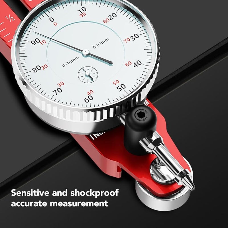 Table Saw Alignment Dial Indicator Jig 0 120mm Range Aluminum Construction - Image 4
