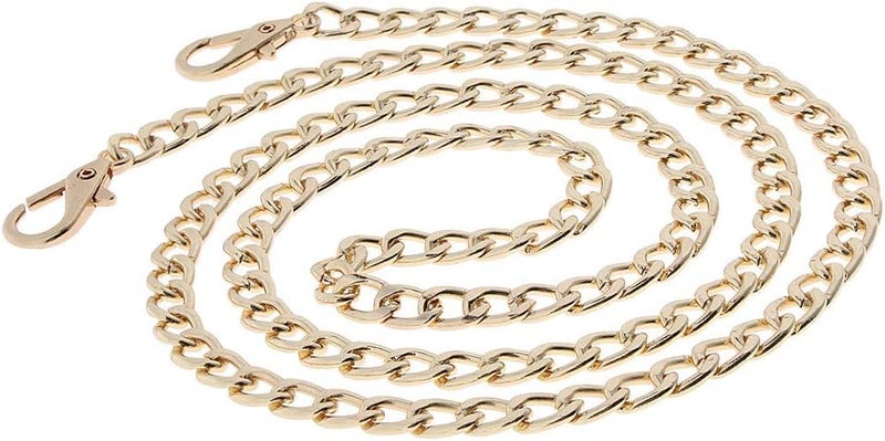 klarako 100cm Crossbody Chain Strap Replacement Purse Handbag Bag Handle Belt Gold, 100cm - Image 4