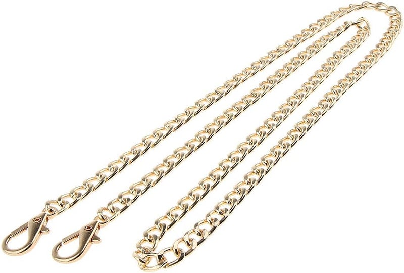 klarako 100cm Crossbody Chain Strap Replacement Purse Handbag Bag Handle Belt Gold, 100cm - Image 5