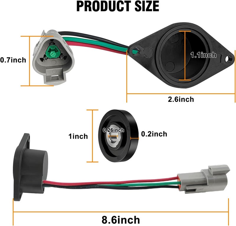 MOSNAI Club Car Speed Sensor for ADC Motor - Compatible with Club Car IQ, DS, and Precedent Models - Image 5