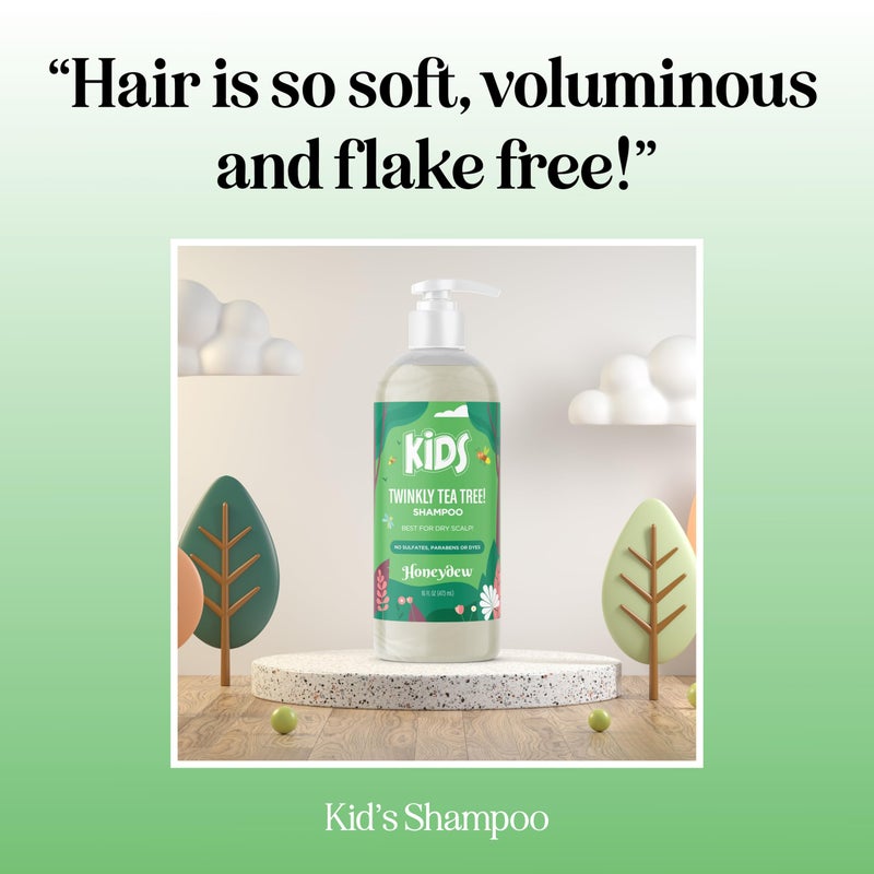 HONEYDEW Cleansing Kids Shampoo for Dry Scalp - Dry Flaky Scalp Care Shampoo for Kids and Hair Build Up Remover with Tea Tree Oil and Rosemary Essential Oils for Hair Care - Cleanser for Build Up - Image 2