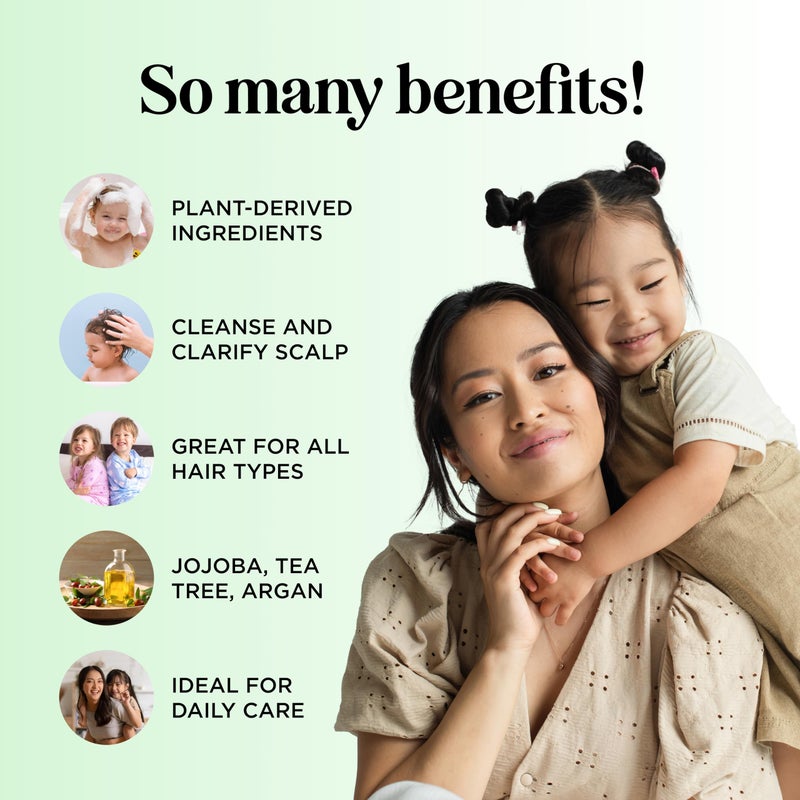 HONEYDEW Cleansing Kids Shampoo for Dry Scalp - Dry Flaky Scalp Care Shampoo for Kids and Hair Build Up Remover with Tea Tree Oil and Rosemary Essential Oils for Hair Care - Cleanser for Build Up - Image 3