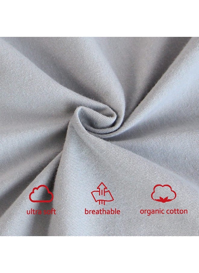 Moonsea - Travel Crib Sheet 100% Organic Cotton Fits Guava Lotus Baby Bjorn Dream On Me Travel Crib Light Playard Ultra Soft Breathable Sheet Unisex Boys & Girls - Image 1