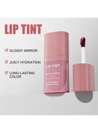 Glossy Mirror Lip Tint 05 Classic Red | Juicy High-Shine Finish, Lightweight Non-Sticky, Hydrating Lip Color - view 3