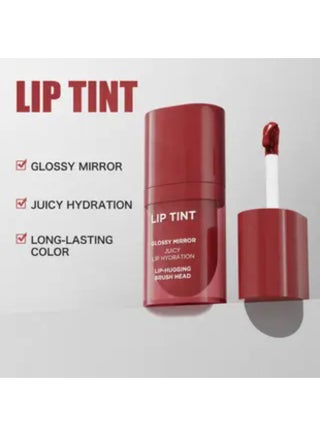 Glossy Mirror Lip Tint 05 Classic Red | Juicy High-Shine Finish, Lightweight Non-Sticky, Hydrating Lip Color - view 3