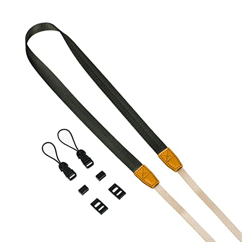 AOLLCCAE Universal Adjustable Slim Shoulder Sling Neck Strap for All Camera DSLR SLR (Grey) - Image 1