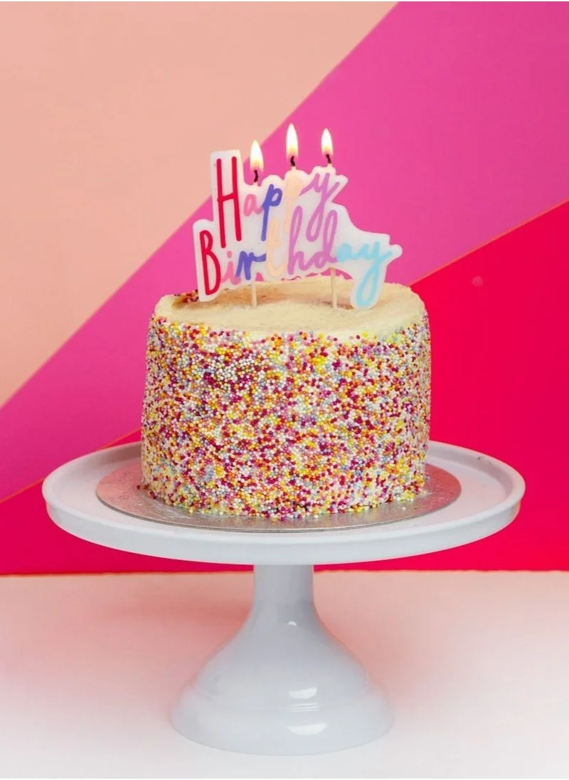Talking Tables Large Happy Birthday Candle