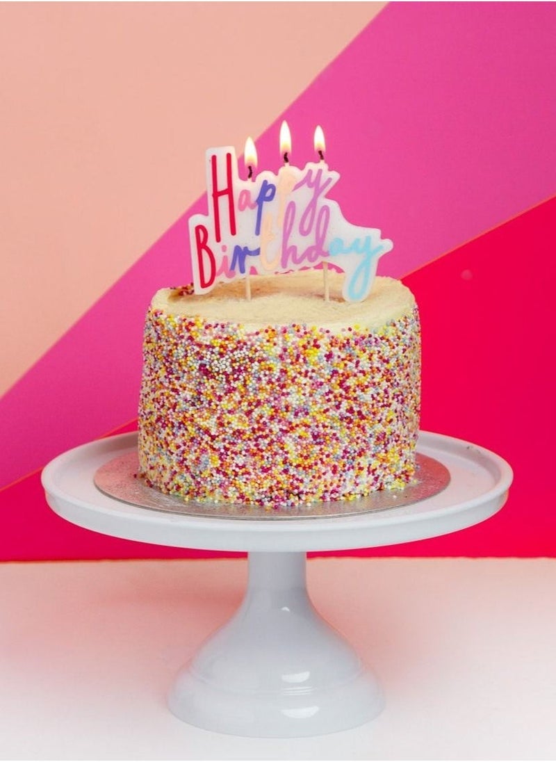 Talking Tables Large Happy Birthday Candle  - Image 1