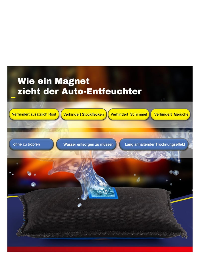 SYOSI Silica Gel Car Dehumidifier, Eliminates Excess Moisture, Silica Gel Moisture Bag, Vapor Absorbing and Car Window Defogging, for Car Windscreens Indoor, Reusable, Car Closet, Interior - Image 3