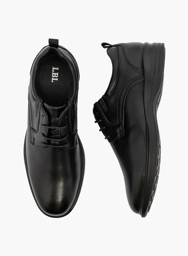 LBL by Shoexpress Solid Lace-Up Derby Shoes