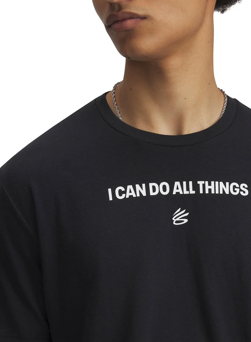 UNDER ARMOUR  Curry Playable T-Shirt for Men | Best Price UAE