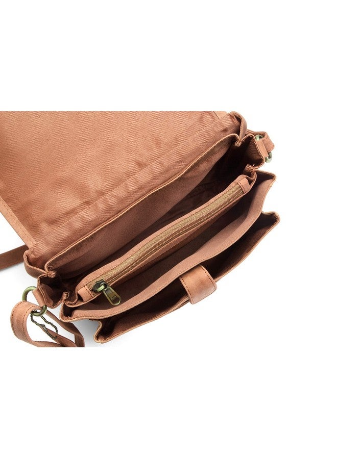 Wildhorn حقائب كروس بودي جلدية عتيقة فاخرة من وايلد هورن مع حزام قابل للتعديل للنساء (بني متآكل) - Image 4