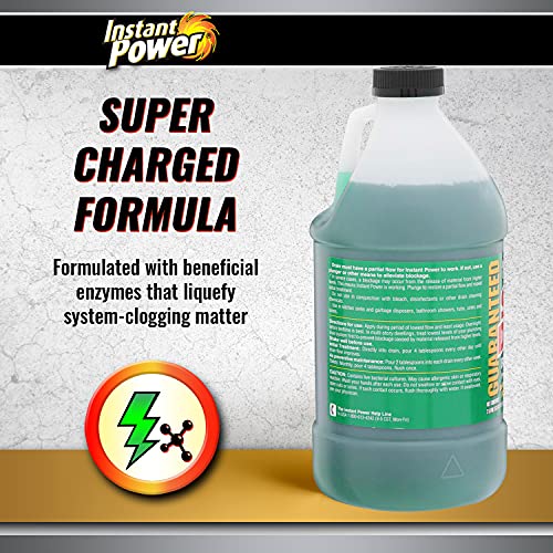 Instant Power Slow Drain Build Up Remover – Prevents Clogs, Ends Slow Drains for Sinks,Tubs, Showers, Toilets, Disposals, RVs, 2 Liters - Image 3