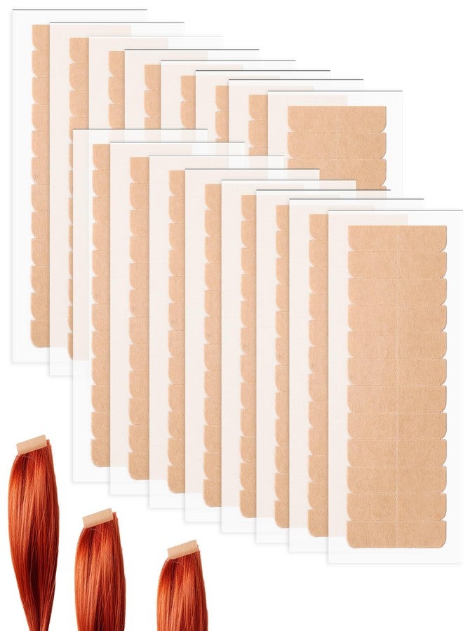 ElevateTech 240 Pcs Hair Extension Tape, Double Sided Strong Adhesive Replacement Hair Tape Professional Wig Tapes Beauty Tools for Wigs Hairpiece Supplies - Image 1