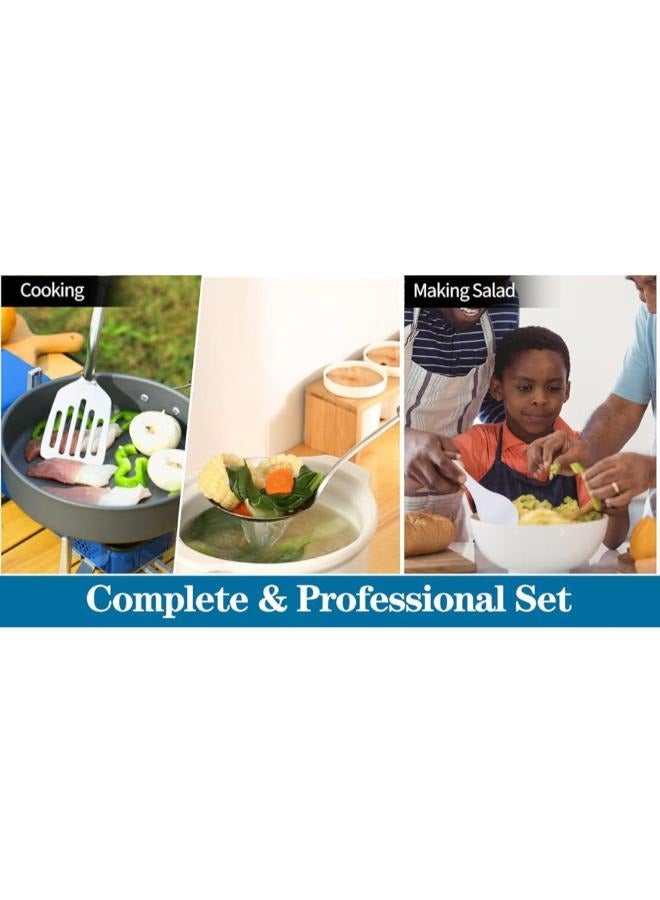 11 قطعة المحمولة الفولاذ المقاوم للصدأ نزهة مجموعة أدوات الشواية مع حقيبة حمل في الهواء الطلق شواء طقم حلل استانلس ستيل نزهة التخييم أدوات المطبخ - Image 4