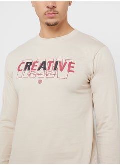 Seventy Five Basics Graphic Long Sleeve T-Shirt  - Image 3