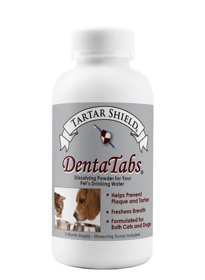 Tartar Shield DentaTabs | Dog & Cat Dental Mouthwash Water Additive Powder | Fights Tartar Plaque & Bad Breath Cleans Teeth & Gums | Natural Pet Oral Health Support | Hypoallergenic & Calorie-Free - Image 1