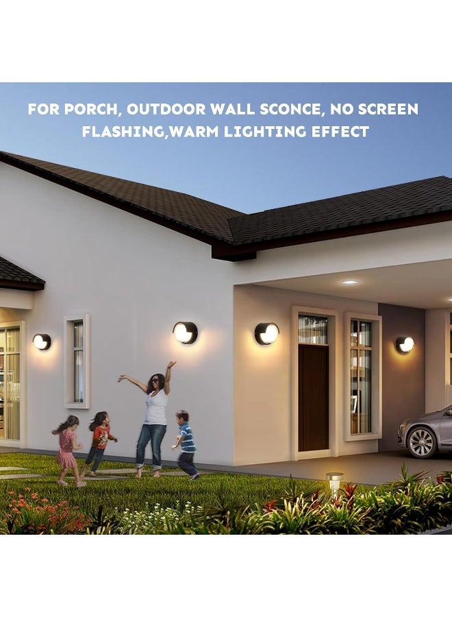 Outdoor Wall Sconces Lights Waterproof, Aluminum Glass Ip44 Waterproof, Exterior Wall Sconce For Indoor, Front Door, Patio, Hallway, Porch, Garden, Garage, Post, Garden Light Wall. - Image 4
