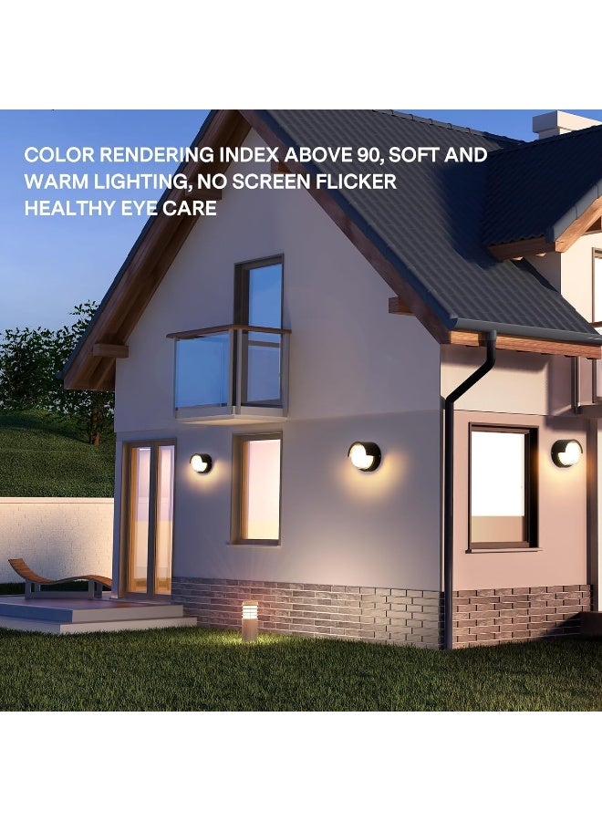 Outdoor Wall Sconces Lights Waterproof, Aluminum Glass Ip44 Waterproof, Exterior Wall Sconce For Indoor, Front Door, Patio, Hallway, Porch, Garden, Garage, Post, Garden Light Wall. - Image 5
