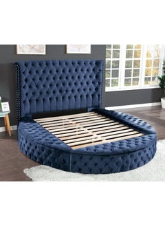 R2R FURNITURE Luisa Circular Upholstery Queen Size Bed 160 x 200 with 3 storages by R2R Furniture  - Image 3