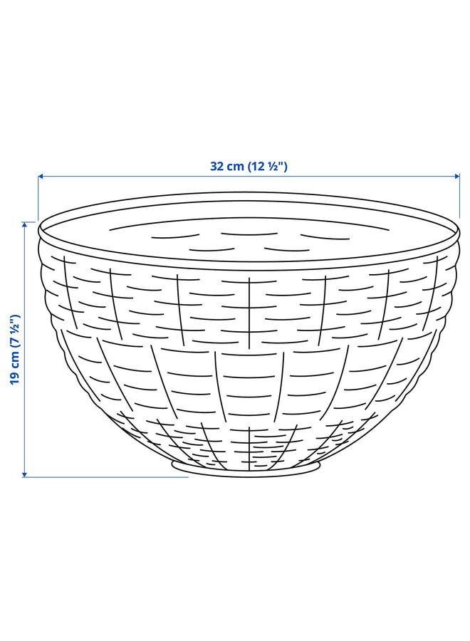 erorex Basket, White/Black/Blue, 32X19 Cm - Image 5