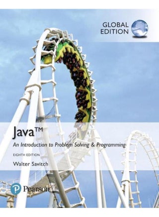 Java: An Introduction to Problem Solving and Programming plus Pearson MyLab Programming with Pearson eText, Global Edition By Walter Savitch - pzsku/Z501332B9331AC84EFA3DZ/45/_/1714389208/d947178b-3f49-4220-afd6-cc54484b3deb