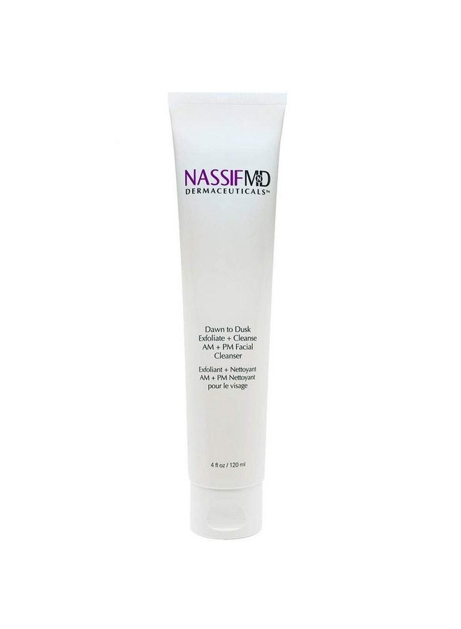 ناصيف أم دي منظف الوجه الرغوي من NassifMD Dawn to Dusk، غسول نباتي للوجه للنساء، منظف زيتي للوجه، منظف لطيف للوجه، كريم منظف، غسول طبيعي للوجه للبشرة الجافة، غسول مرطب للوجه - Image 1