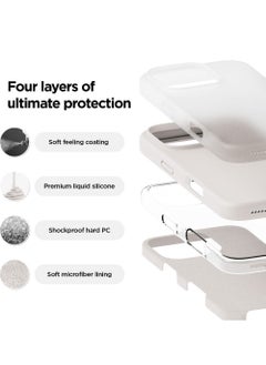 X-level Liquid Silicone Case Cover For iPhone 16 Pro,Silky Soft Touch Full Body Protective Phone Case Anti Scratch Shockproof Cover With Microfiber Lining,Slim Protective Back Cover with Comfortable Hold Touch Feeling and Anti-fingerprint  - Image 2