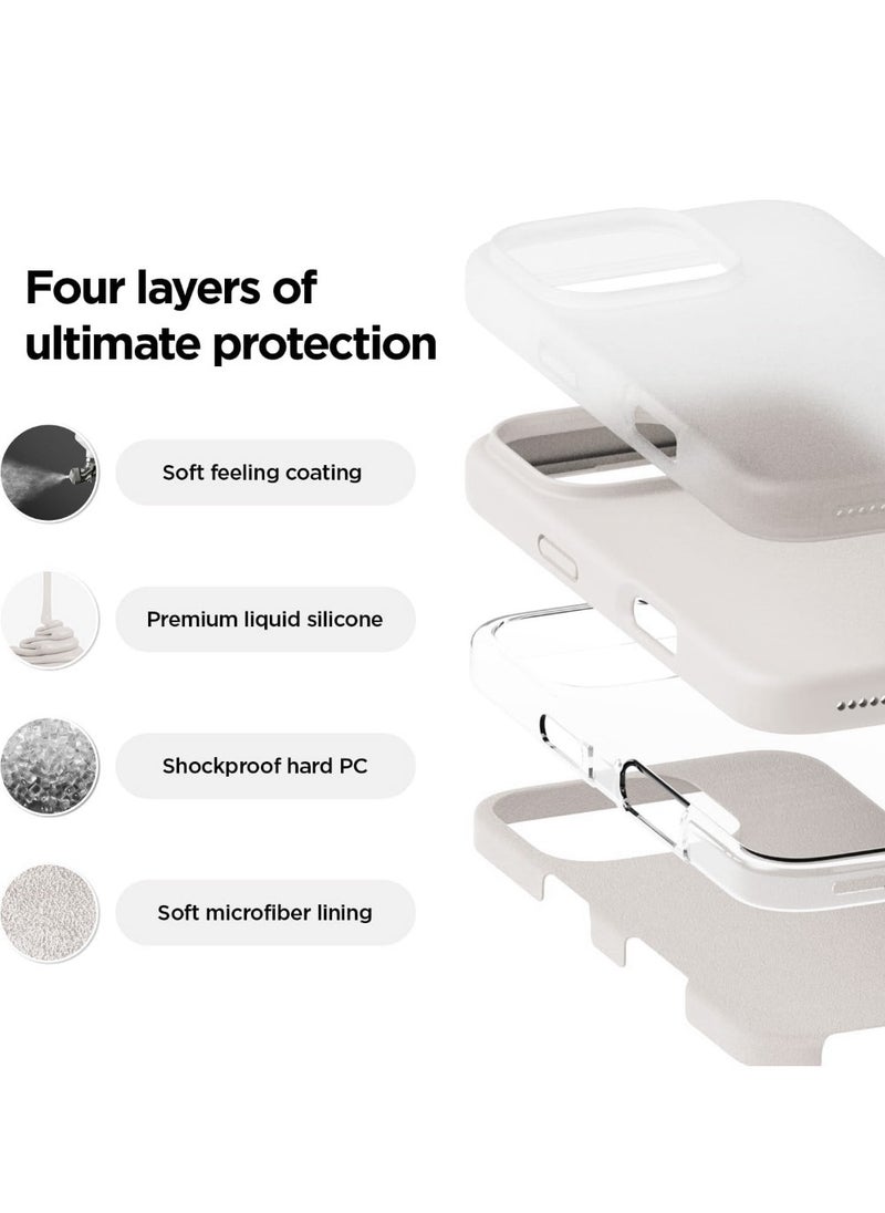 X-level - Liquid Silicone Case Cover For iPhone 16 Pro,Silky Soft Touch Full Body Protective Phone Case Anti Scratch Shockproof Cover With Microfiber Lining,Slim Protective Back Cover with Comfortable Hold Touch Feeling and Anti-fingerprint - Image 1
