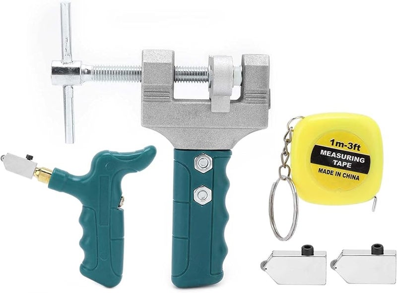 Manual Tile Cutter Kit with Crushing Pliers for Ceramic Glass Wall Veneer Tiles - Image 1