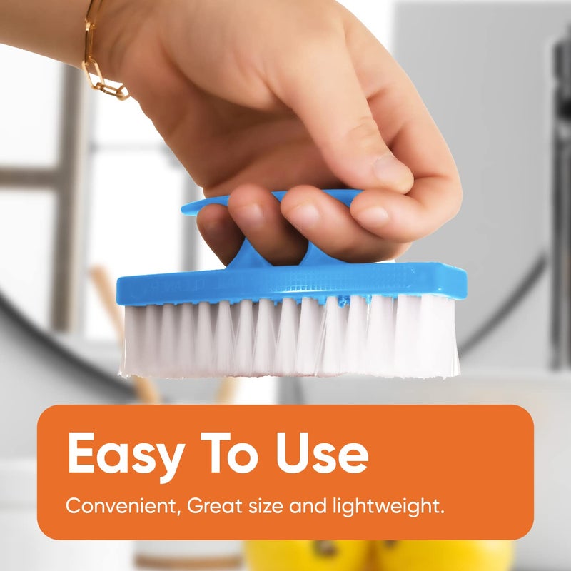 Superio Nail Brush for Cleaning Fingernails Toe  Foot  AllPurpose Stiff Scrub Brush  Blue - Image 4