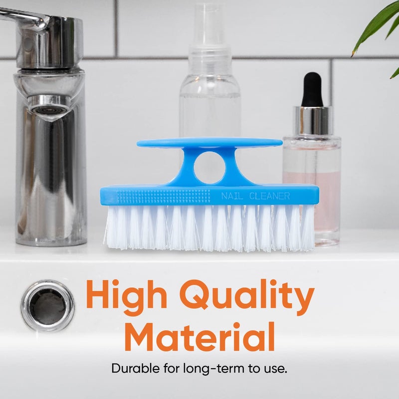 Superio Nail Brush for Cleaning Fingernails Toe  Foot  AllPurpose Stiff Scrub Brush  Blue - Image 3