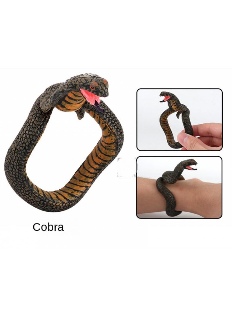 General Simulation Cobra Snake Bracelet Prank Toy  - Image 2