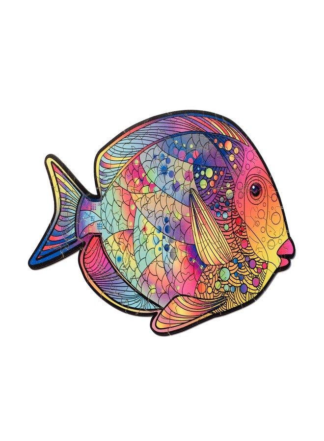 91Knots | Rainbow Fish 84 Pieces Wooden Jigsaw Puzzle for Kids 6+ | Fun Animal Brain Teaser | Supports Early Learning, Cognitive Development, Fine Motor Skills, Spatial Intelligence, Memory & Focus - Image 5