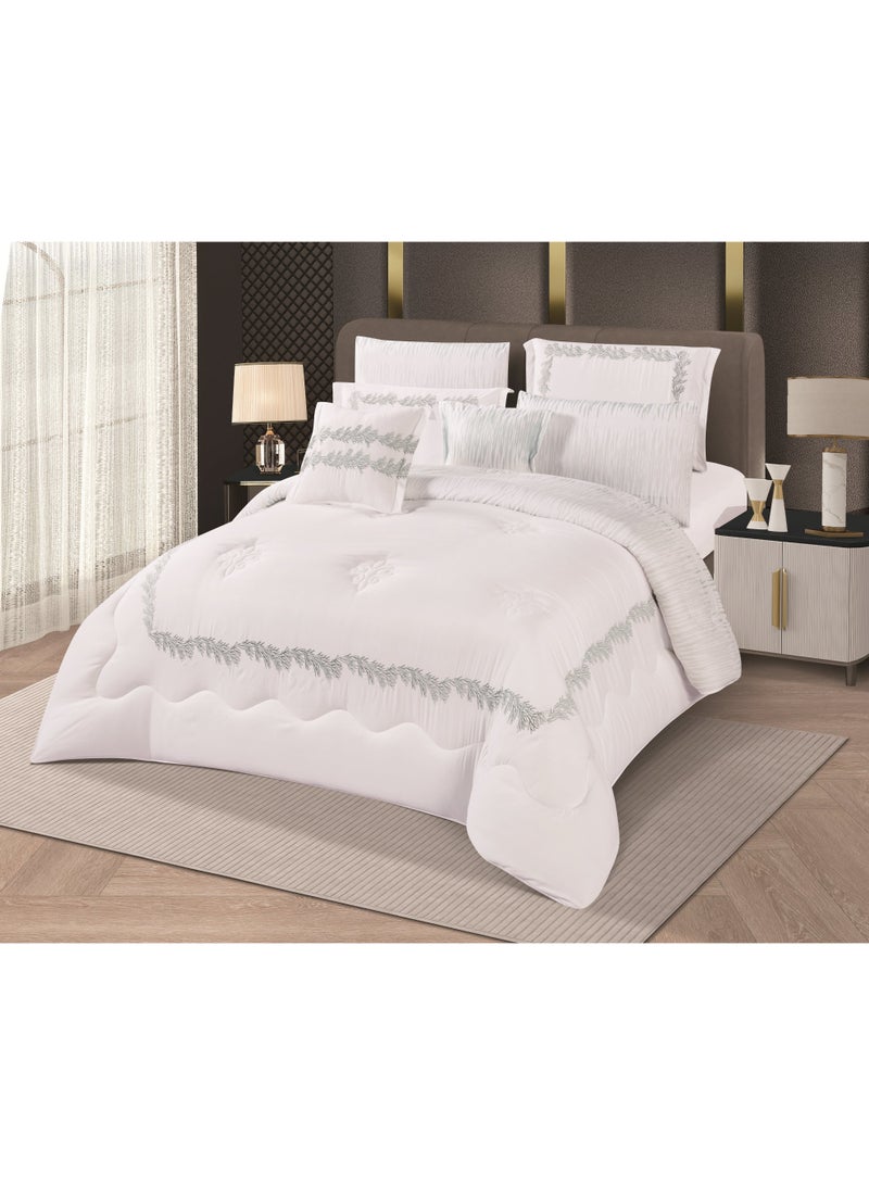 Hours Hours  quilt set, 8 pieces, soft embroidered, double-sided, with heavy filling  - Image 1