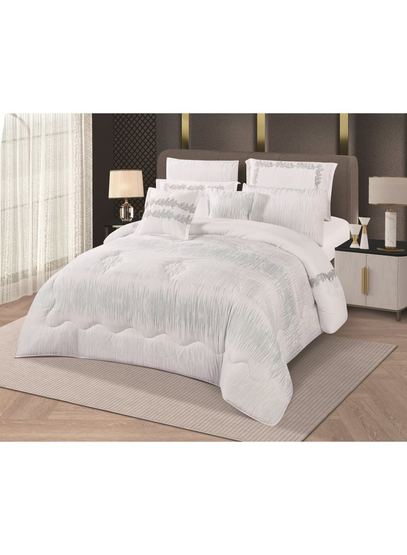 Hours Hours  quilt set, 8 pieces, soft embroidered, double-sided, with heavy filling  - Image 2