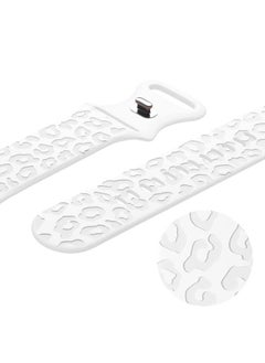 IKANFI 2Pack Leopard Engraved Bands Compatible with Apple Watch Band 49mm 46mm 45mm 44mm 42mm Women, Silicone Cheetah Sport Strap for iWatch Series SE 10 9 8 7 6 5 4 3 2 1,Ultra-WTCS42  - Image 5