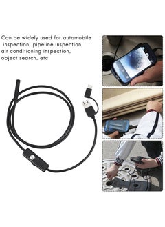ماركة غير محددة كاميرا فحص المنظار 3 في 1 مدمجة بـ 6 مصابيح LED IP67 مقاومة للماء بمنفذ USB من النوع C للهواتف الذكية/الكمبيوتر الشخصي التي تعمل بنظام Android  - Image 2